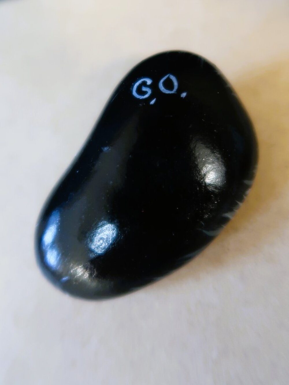 G.O. Hand Painted Horse Stone Paperweight Western Cowgirl Rustic Farmhouse Decor - Picture 2 of 8